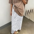 thumbnail image 2 of Arlun Womens Sequin Maxi Skirt Elegant Elastic High Waist A Line Flare Cocktail Party Glitter Long Skirts Lightweight Comfy Spring Outfit 2026 White XL, 2 of 4