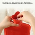 thumbnail image 5 of 2L Hot Water Bottle with Soft Cover,Soft Hot Water Bag and Fleece Bag Cover Set Hand Warmer,Hot Water Bottle Removable and Washable Good for Winter,Pain Relief,Neck Shoulder and Waist Warming, 5 of 6