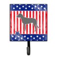 thumbnail image 1 of USA Patriotic Irish Wolfhound Leash or Key Holder, 1 of 1