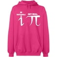 thumbnail image 2 of OXI Hoodie Sweatshirt - Be Rational Get Real Pi, Basic Casual Hoodie for Men's and Women Fleece Hoodie Long Sleeve - Heliconia X-Large, 2 of 3