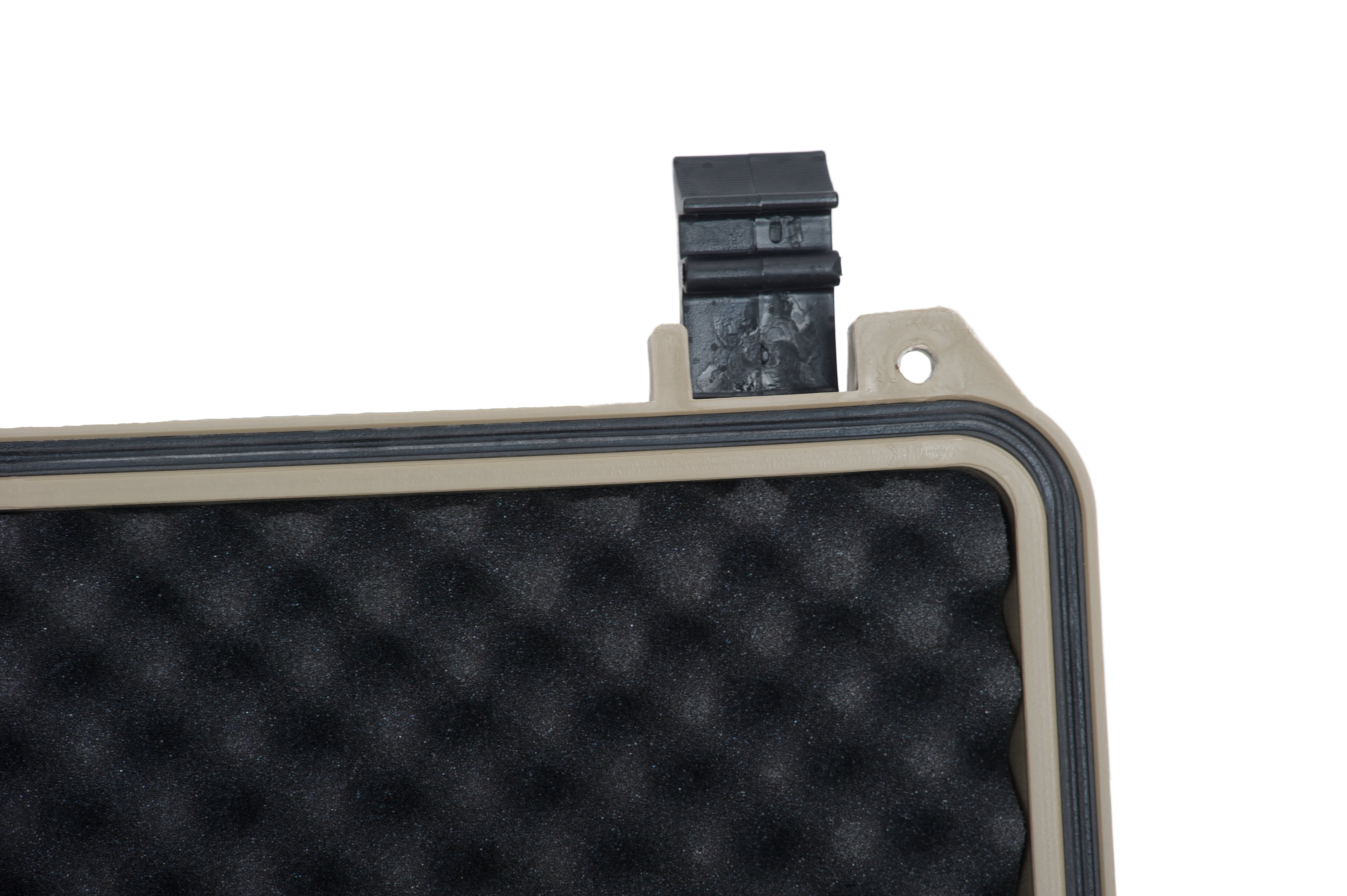 MEIJIA Portable All Weather IP67 Waterproof Hard Case with Foam,Fit Use of Drones,Camera,Equipments,Pistols,Desert Tan,18.5 x14.06x6.93inches