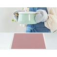thumbnail image 5 of REGALWOVEN Placemats Set of 6 Placemats for Kitchen Dining Table Decor Washable Heat Resistant Table Placemats Wipeable Table Mat Pink 18*12in, 5 of 7