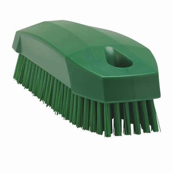 Vikan 4-57/64"L Polyester Block Hand and Nail Brush 64402