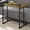 Brown, variant on Brown Wood Tone Rectangular Table | Adds Style to Any Room | Expands Serving Space with Wide Silhouette