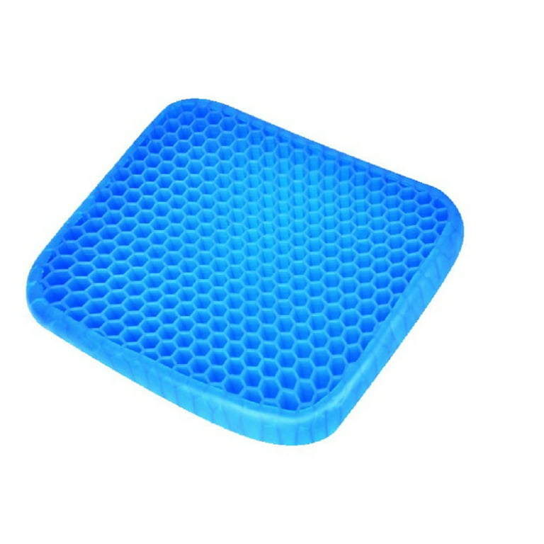 YSJILIDE Gel Seat Cushion for Long Sitting Extra Large, Gel Cushion for  Tailbone Pain Relief, Gel Cushion for Car/Office Chair/Wheelchair/Long Trips