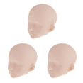 thumbnail image 3 of Vogacara 1/6 Dolls Head Mold without Eyes Make Body DIY up Parts Supplies Dolls Type1 NO1, 3 of 6