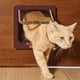 thumbnail image 2 of Puerta para gatos con puerta magnética de 4 direcciones para mascotas para gatos y perros pequeños Puerta para gatos con túnel Marrón 19,7*19*5,3 cm, 2 of 5