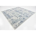 thumbnail image 2 of Unique Loom Bluebell Tradition Rug Beige/Gray 8' 4" Square Floral Perfect For Dining Room Living Room Bed Room, 2 of 6
