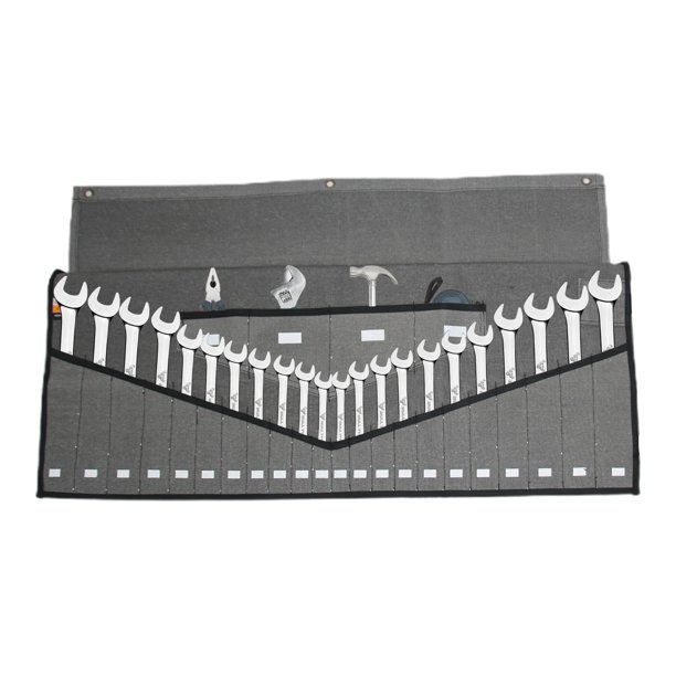 Organizador enrollable para llaves BULL TOOLS, rollo para llaves de 26 bolsillos