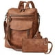 thumbnail image 1 of Mochila Shrie Fashion de piel para mujer, color negro, 1 of 6
