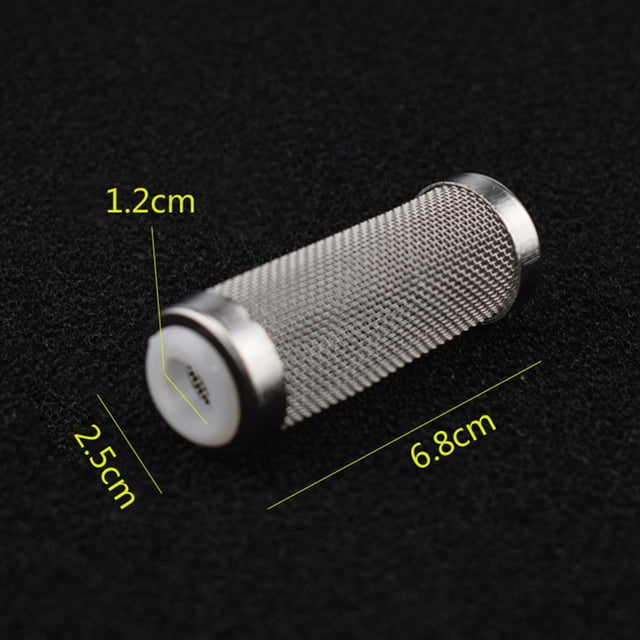 yingyy Filtre en Maille d'Acier Inoxydable 12mm 16mm pour Crevettes, Protection pour aquarium
