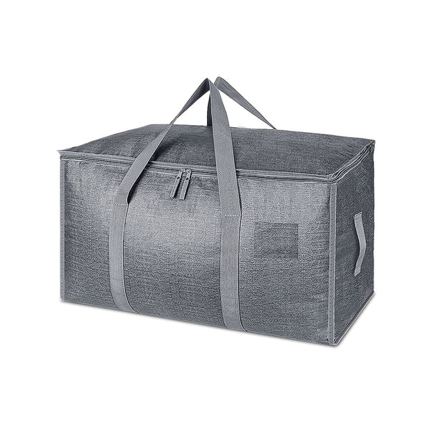 Xiao Hua Bolsa para móvil extragrande de 6 piezas con cremallera y asa, bolsa de almacenamiento resistente, bolsa de almacenamiento para móvil que ahorra espacio (gris)