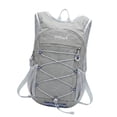 thumbnail image 3 of Mochila de senderismo compacta y plegable, ideal para acampar, caminar y andar en bicicleta. Gris, 3 of 8