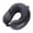 Dark gray, variant on Memory Foam Travel Pillow U Shaped Support Pillow with Button, Super Headrest For Airpl Great Lightweight Portable