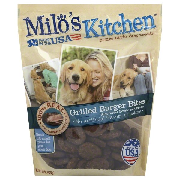 Milo's Kitchen Grilled Burger Bites, 15Ounce