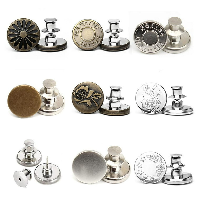BENTISM 1.25 32mm Button Badge Parts Supplies for Button Maker Machine 500  Sets 