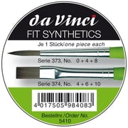 da Vinci FIT Synthetics Student Brush, Synthetic, Tempera, Assorted, 6 Brush Set in Tin