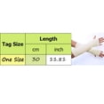 thumbnail image 3 of Gants Tricotés Unis pour Femmes Automne et Hiver Motif Demi-Doigt, 3 of 4