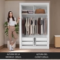 thumbnail image 5 of Ropero Closet Madesa Vivare Plus 2 Puertas BM, 5 of 5