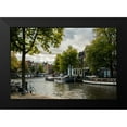 thumbnail image 2 of Berzel, Erin 18x13 Black Modern Framed Museum Art Print Titled - Amsterdam Canal III, 2 of 5