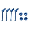 thumbnail image 3 of Front Rear Drive Shaft CVD, Aluminum Alloy Stable Front And Rear Drive Shaft Efficient Drivetrain Wear Resistant  For 1/18 RC Car Blue, 3 of 8