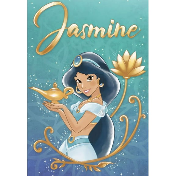 5D Jasmine Diamond Painting Kits for Adults Aladdin Diamond Art Paint with Diamonds DIY Painting Kit Paint by Number with Gem Art 12" X 16"