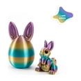 thumbnail image 4 of Ympkerial Spring Easter Gift 3D Printed Egg with Flexible Articulated Bunny Inside Poseable Moving Rabbit Model for Desk Decor and Easter Basket Stuffer, 4 of 6