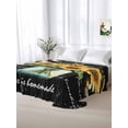 thumbnail image 5 of Sunflower California King Size Flat Sheet, Wrinkleproof & Fadeproof Cooling Flat Bed Sheet Only, Black White Check Farmhouse Bee Vase Floral Breathable Soft Bedding Top Sheets 108 x 98 Inches, 5 of 8
