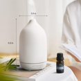 thumbnail image 6 of Essential Oil Diffusers, Aromatherapy Diffuser for Essential Oils, 100ml Ceramic Oil Diffusers for Large Room - 5 Timers, Warm Ambient Light, Auto-Off, 6 of 13