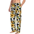 thumbnail image 6 of Rateoe Cute Cow Print Sunflower D Pattern Men’s Ultra-Soft Comfy Pajama Lounge Pants Sleepwear,Comfortable Lounge Wear,lightweight Pajamas, Casual Home Wear-Large, 6 of 6