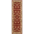 thumbnail image 2 of Mark&Day Wool Rugs, 3x12 Cochrane Traditional Dark Red Runner Area Rug, Red Beige Orange Carpet for Hallway, Kitchen, Bedroom or Living Room (3' x 12' Runner), 2 of 6