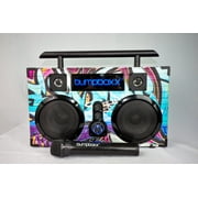 Bumpboxx Ultra Plus+ Bluetooth Speaker Boombox, Wireless Microphone, Rechargeable, Carry Strap