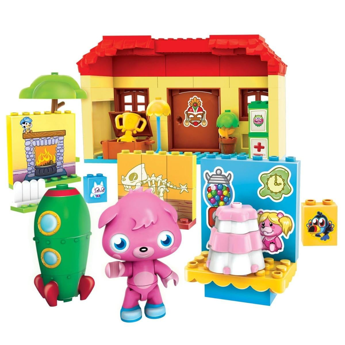 moshi MICRO MOSHI MONSTERS MEGA HEADS FULL SET OF 5 + MOSHLINGS INSIDE