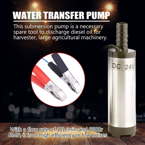 Bomba sumergible de acero inoxidable NikouMX para transferencia de agua 12 l/min