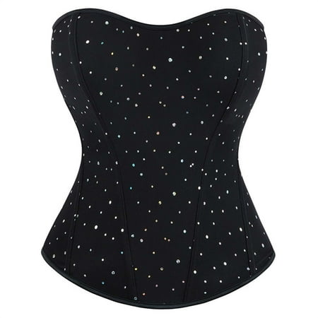 UPPADA Vintage Corset Top Clearance Strapless Corset Tops for Women Corset Cute Bustier Bodyshaper Top Overbust Corset Plus Size Waist Training Corsets Overbust Shapewear Outfit