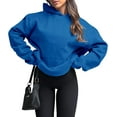 thumbnail image 4 of ONLYSHE Hoodies for Women Oversized Sweatshirts Fall Fashion Outfits 2025 Pullover Fleece Casual Sweaters Winter Y41k Clothes, 4 of 5