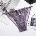 thumbnail image 1 of Tanga transparente de encaje sexy para niñas, lencería sexy de cintura baja, tanga para mujeres, seductora, 1 of 5