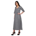 thumbnail image 2 of Moomaya Kurta Imprimé Tunique Longue Hauts Femmes Tenue d'Été Kurti pour Femmes, 2 of 5
