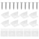thumbnail image 4 of 1 juego de grapas para reparación de paneles de yeso, grapas para pared de ladrillo, tornillos, grapas para cables, anclajes cónicos de plástico., 4 of 5
