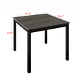 thumbnail image 3 of HMD Table à Manger Ethan, Gris/noir, 3 of 4
