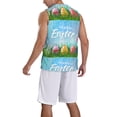 thumbnail image 2 of Sikiie Happy Easter Basketball Jersey Reversible Men's Mesh Athletic Sports Shirts Training Practice S-4XL4X-Large, 2 of 6