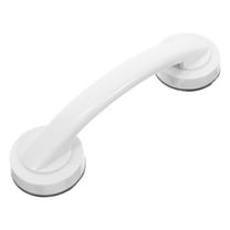Uonlytech White Plastic Safety Handrail Grab Bar for Bathroom Wall Mounted Support