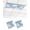 Blue, White, Gray, variant on 2 Pack Fluorescent Light Cover for Ceiling Lights, Summer Palm Trees Magnetic Classroom Light Filters 4x2 Feet, Tropical Turquoise Shabby Abstract Art Beach Decorative Ceiling Shade Panel for Office