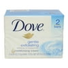 Gentle Exfoliating Moisturizing Cream Beauty Bar by Dove for Unisex - 2 x 4.20 oz Soap