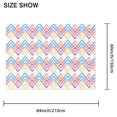 thumbnail image 3 of Rectangular Tablecloth 60x84 Inch – Waterproof Polyester Printed Table Cover, Wrinkle Resistant, Washable for Kitchen & Dining, Colorful Geometry Pattern, 3 of 6
