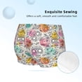 thumbnail image 2 of Rocae Skull and Flowers for Girls' Cotton Boxer Briefs, Soft Mid-rise Panties-Medium, 2 of 5
