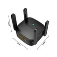 thumbnail image 3 of Mefallenssiah Repeater 300Mbps 2.4G Wifi Wireless Signal Expander Four Signal Antennas Expand Wifi Coverage Signal Enhancement Mini Home Router Repeater, 3 of 9
