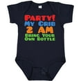 thumbnail image 3 of Inktastic Party at My Crib Boys or Girls Baby Bodysuit, 3 of 5