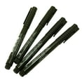 thumbnail image 2 of Pitt Artist Drawing Pens Wallet Set of 4 Superfine, Fine, Medium, and Brush Tip, Black, 2 of 2