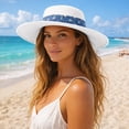 thumbnail image 2 of SRZYMJ Wide Brim Boho Western Hat for Women and Men - Felt Rancher Fedora Hat, 2 of 4